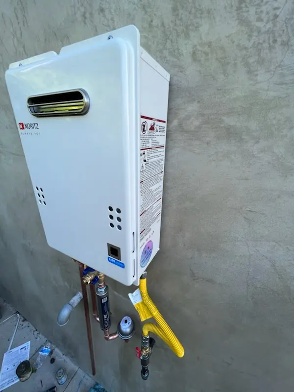 Tankless water heater installation for Pacific Hills homes